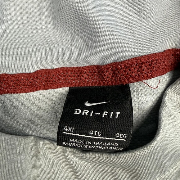 Oklahoma Sooners Shirt Hoodie Mens 4XL Gray NCAA Football Nike Dri Fit - Picture 2 of 7